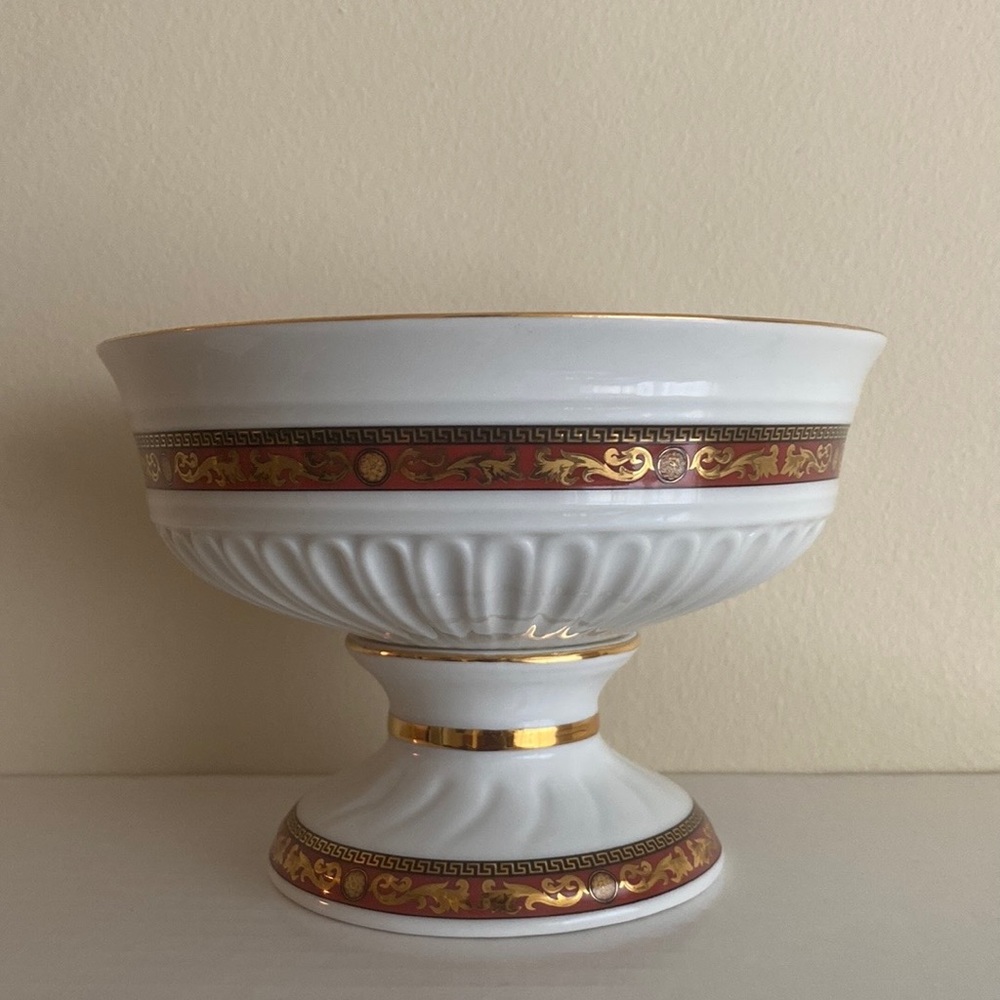 Casa Elite Juno Fine Porcelain Pedestal Bowl